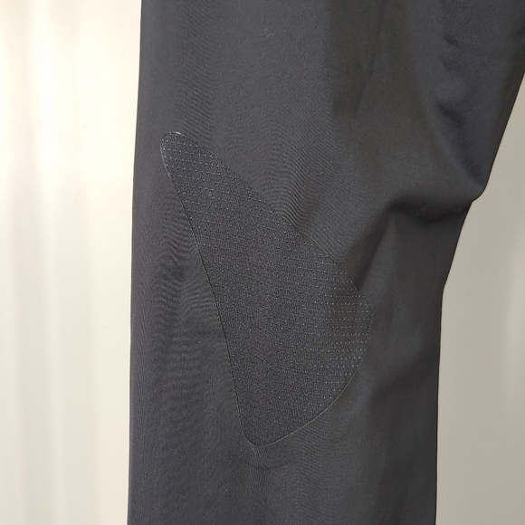 Adidas Yoga Pants Athletic Pants Size Small Black Green Climacool Flare Legging - Picture 9 of 14